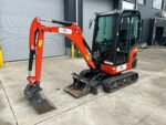 Kubota KX 019-4 + 3 GODETS – Mini Pelle 1,855T