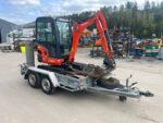 Kubota KX 019-4 + 3 Godets + Remorque – Mini-Pelle – 1,85T – Image 2