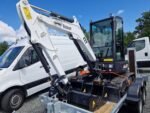 Bobcat E27Z + Remorque + 3 Godets + Marteau BRH Hydraulique Mini pelle 2,7T