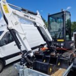 Bobcat E27Z + Remorque + 3 Godets + Marteau BRH Hydraulique Mini pelle 2,7T