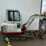 TAKEUCHI TB125 Cabine + 3 GODETS – Mini Pelle 2,8T