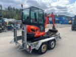Kubota KX 019-4 + 3 Godets + Remorque – Mini-Pelle – 1,85T