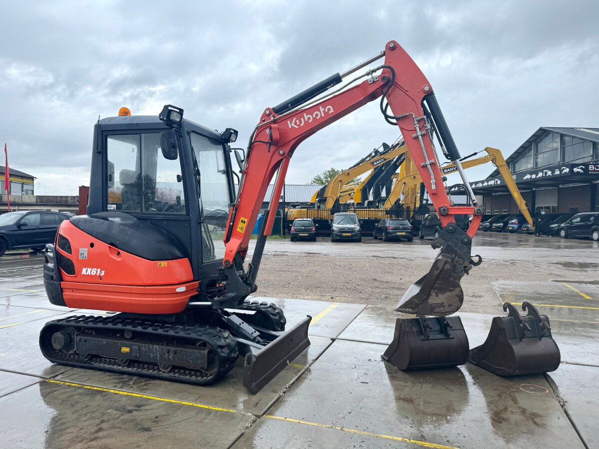 d6-3 Kubota KX61-3 + 3 GODETS – Mini Pelle 2,6T – Image 1