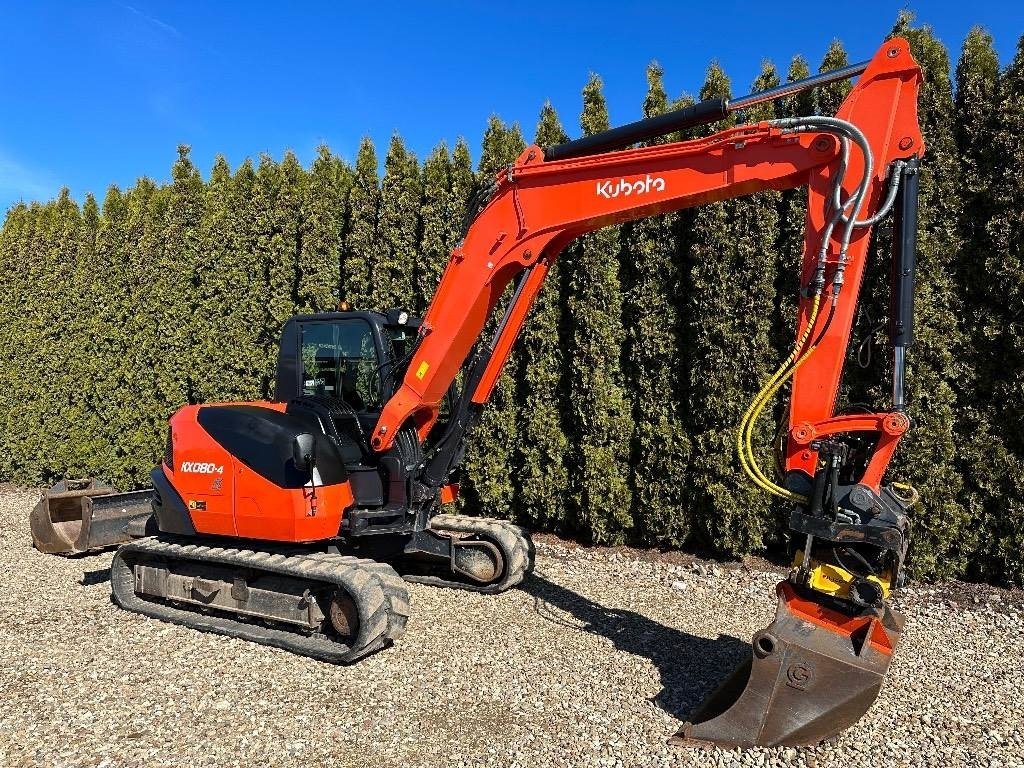 Kubota KX 080-4 Kubota KX080-4 ENGCON + 3 GODETS – Mini Pelle 8,27T – Image 1