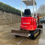 KOMATSU PC18MR-3 + 3 GODETS – Mini Pelle 1,9T – Image 6
