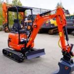 KUBOTA U17-3A + 3 GODETS – Mini Pelle 1,7T