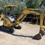 KOMATSU PC27MR-2 + 4 GODETS – Mini Pelle 3T