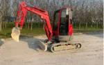YANMAR vio25 + 3 GODETS 2012 Mini Pelle 2,85T
