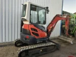 KUBOTA U25-3 Alpha Cabine + 3 GODETS – Mini Pelle 2,6T